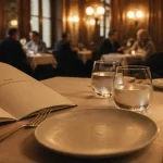 Avis restaurant Vichy : table gastronomique à Vichy, nappe lin et porcelaine
