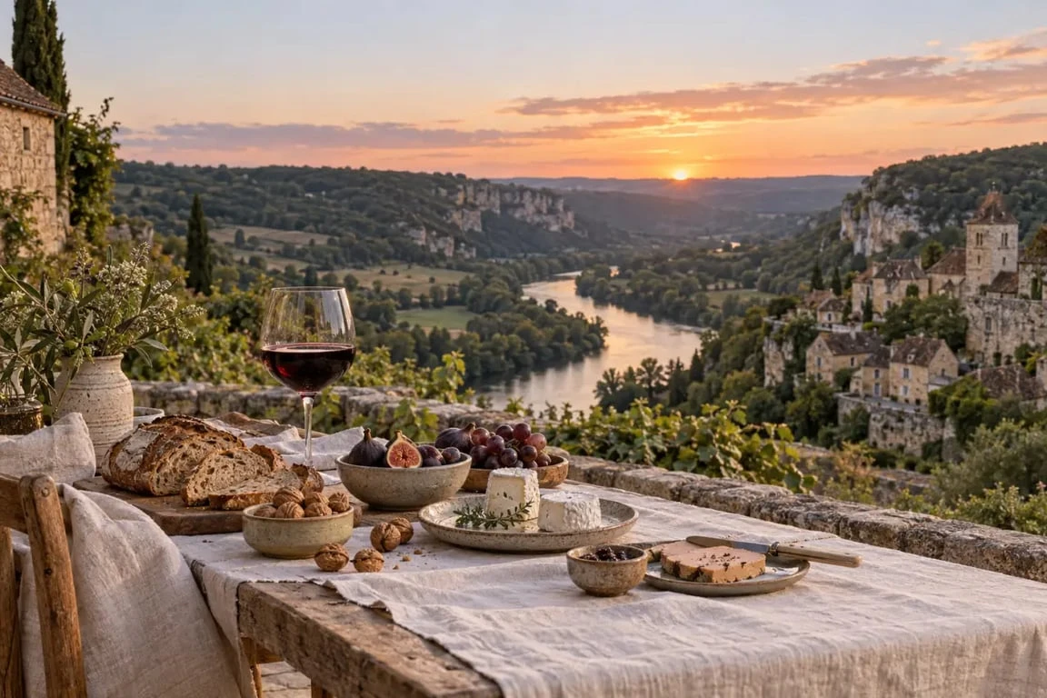 Restaurants étoilés du Lot dans un paysage gastronomique de la vallée de la Dordogne