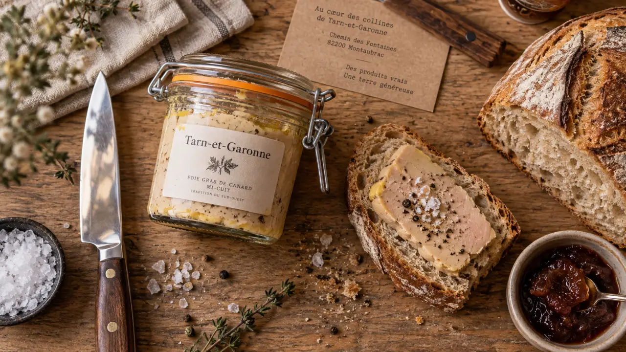 producteur foie gras tarn et garonne : bocal mi-cuit et confit en direct