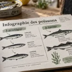 Quels poissons manger : oméga-3 et mercure, poissons à privilégier et à limiter
