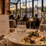 Restaurant gastronomique Vichy et alentours : table raffinée dressée