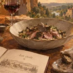 Restaurants étoilés lot : table de dégustation en Lot, truffe et vin rouge