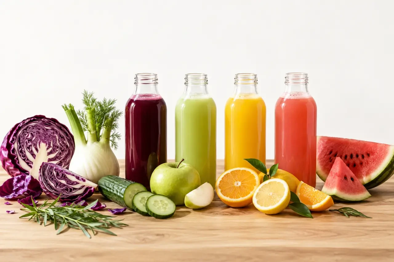 Les Jus d’abondance et leurs assemblages de fruits, légumes et aromates