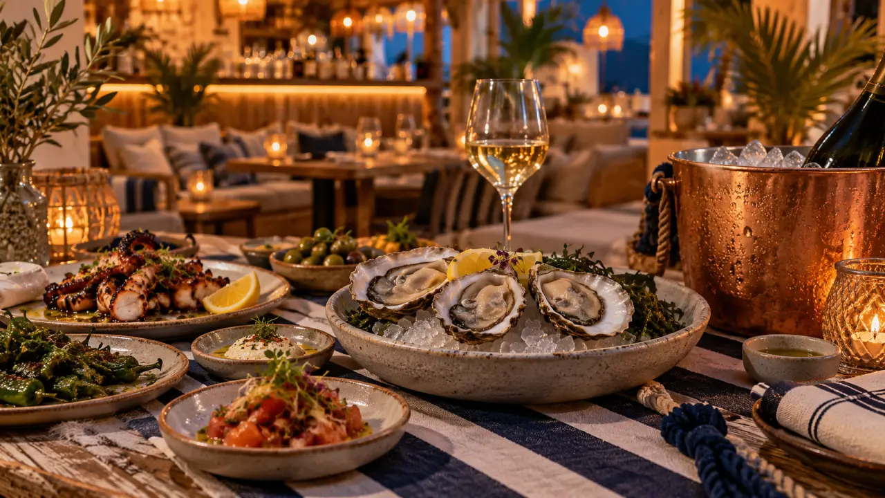 Les tourteaux restaurant : cabane de plage à Paris, huîtres et tapas