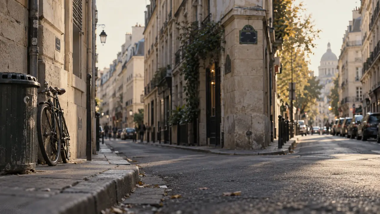 Rue des fossés saint marcel, vue de la rue dans le 5e arrondissement